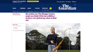 Warringah Archers featured in The Guardian